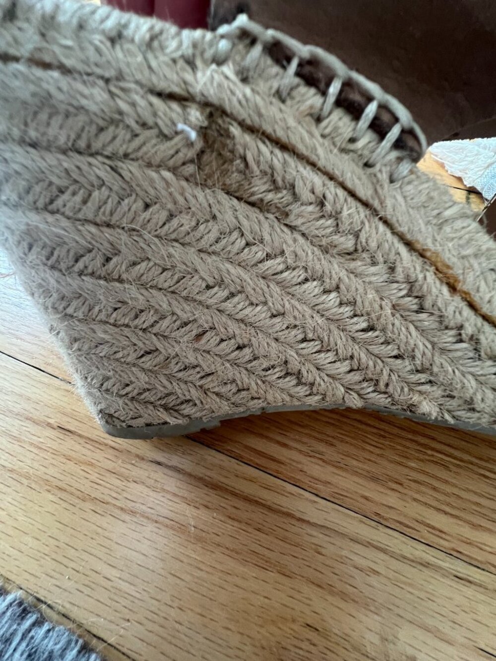 Dolce Vita Women's Espadrille Tan Wedge Sandals - Picture 7 of 7